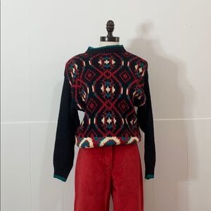Vintage Hand Knitted “Ugly” Christmas Sweater